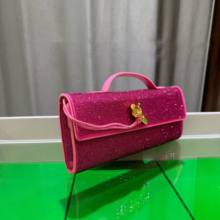 Sparkling Evening Handbag Knot Clutch Bag