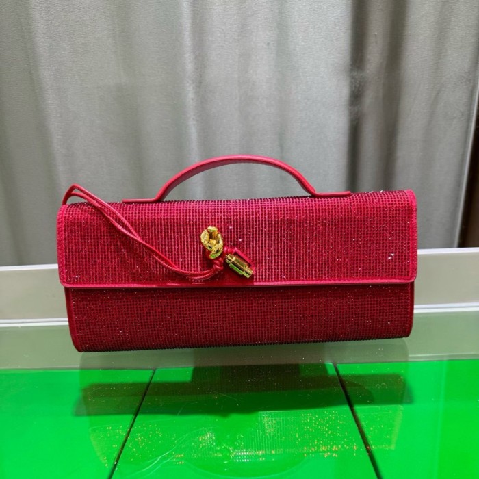 Sparkling Evening Handbag Knot Clutch Bag