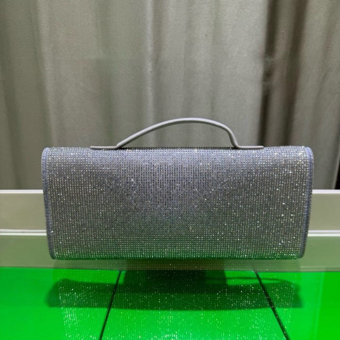 Sparkling Evening Handbag Knot Clutch Bag