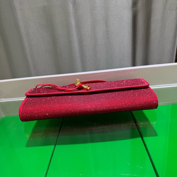 Sparkling Evening Handbag Knot Clutch Bag