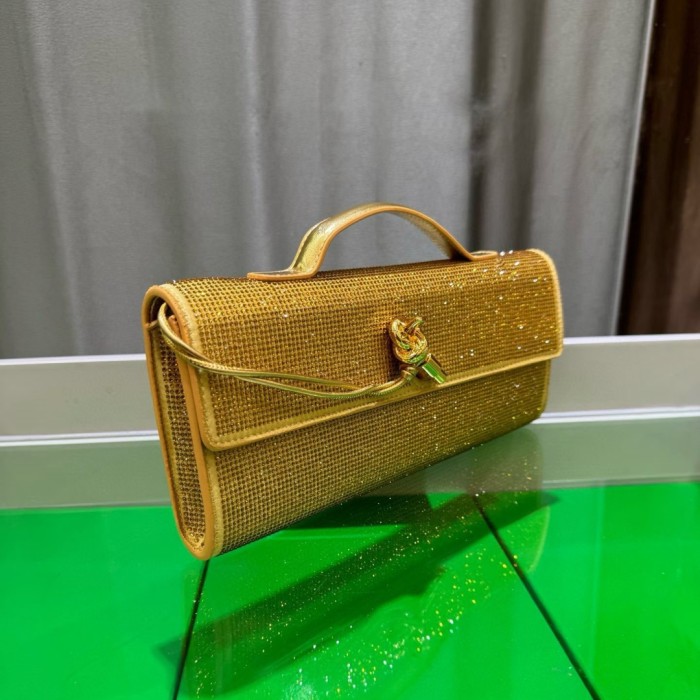 Sparkling Evening Handbag Knot Clutch Bag