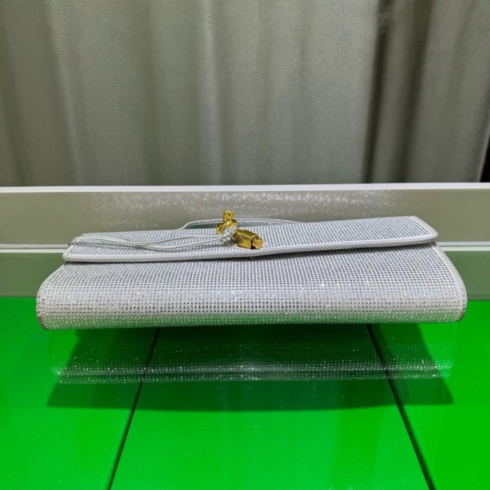 Sparkling Evening Handbag Knot Clutch Bag