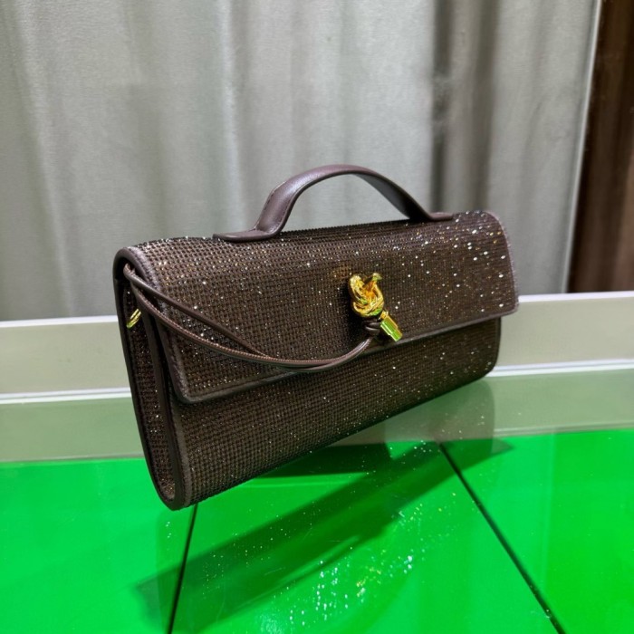 Sparkling Evening Handbag Knot Clutch Bag