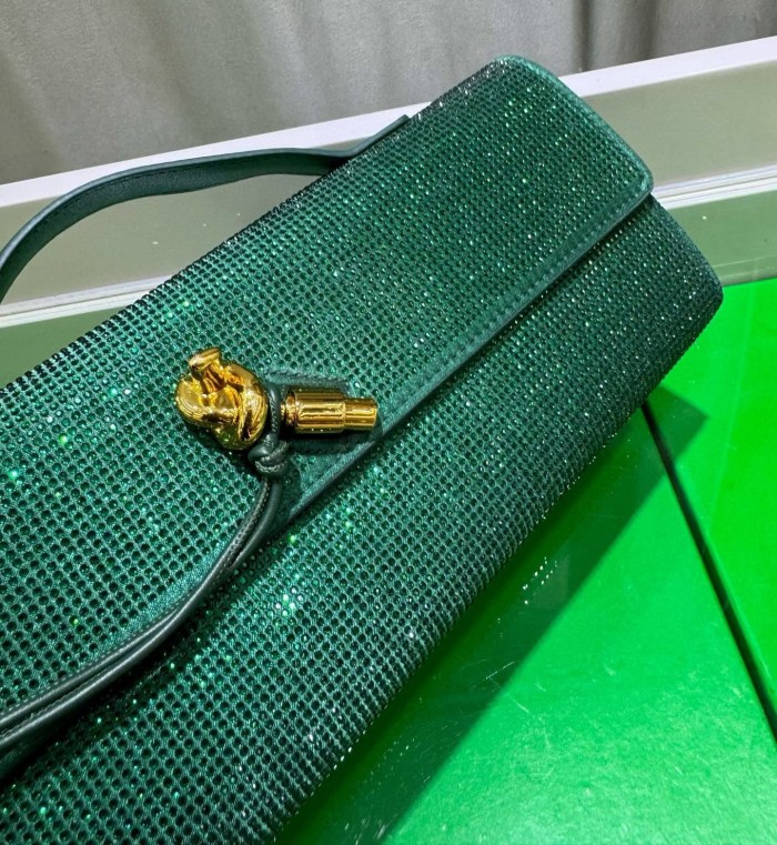 Sparkling Evening Handbag Knot Clutch Bag