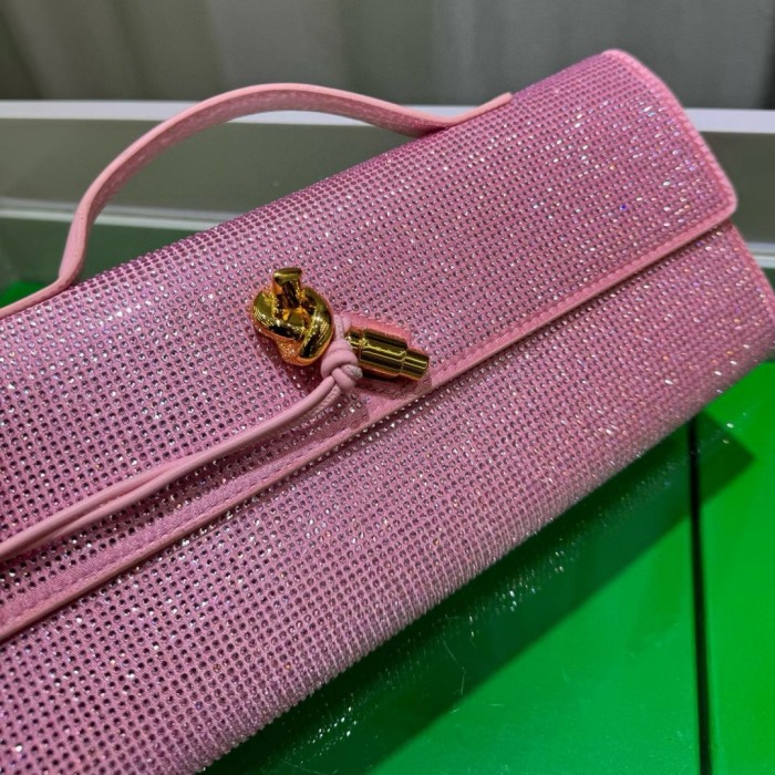 Sparkling Evening Handbag Knot Clutch Bag