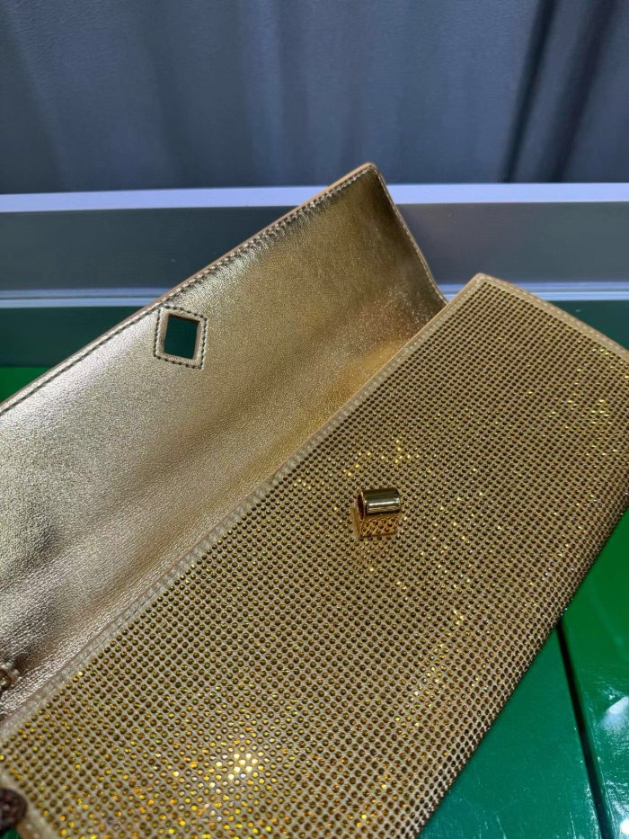 Sparkling Evening Handbag Knot Clutch Bag