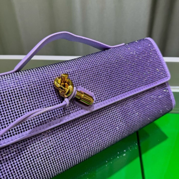 Sparkling Evening Handbag Knot Clutch Bag