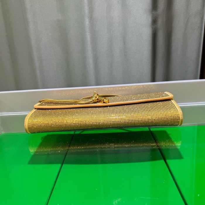 Sparkling Evening Handbag Knot Clutch Bag
