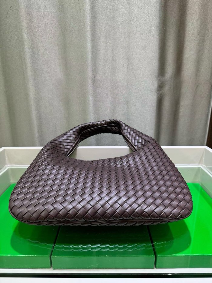 woven Leather Hobo Shoulder Bag