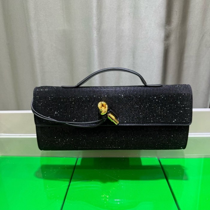 Sparkling Evening Handbag Knot Clutch Bag