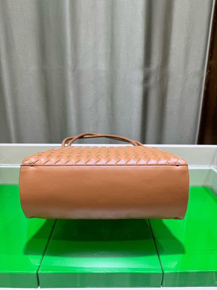 Inspired Handwoven Leather Top Handle Bag