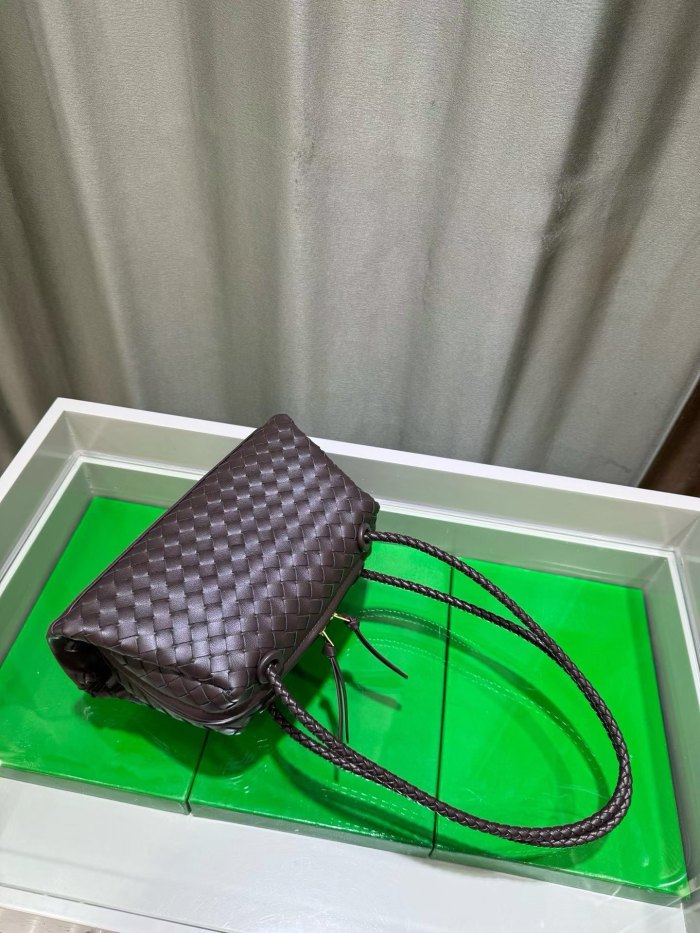 Inspired Handwoven Leather Top Handle Bag
