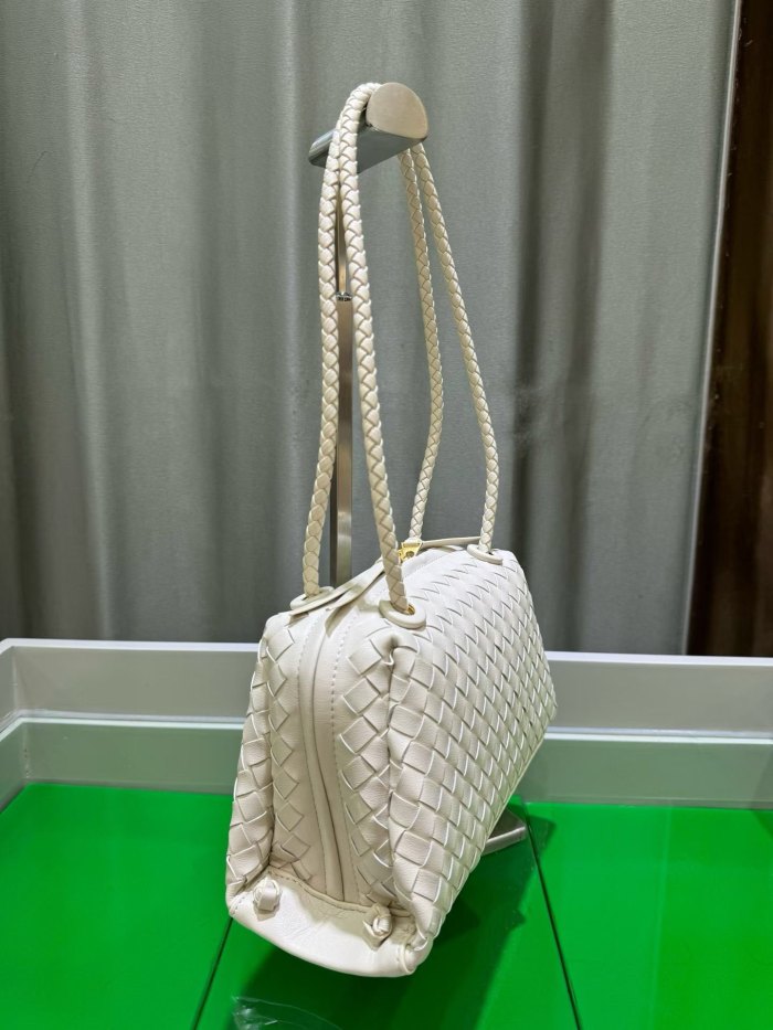 Inspired Handwoven Leather Top Handle Bag