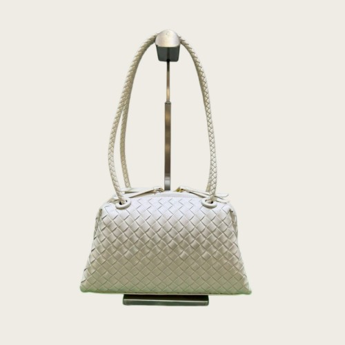 Inspired Handwoven Leather Top Handle Bag