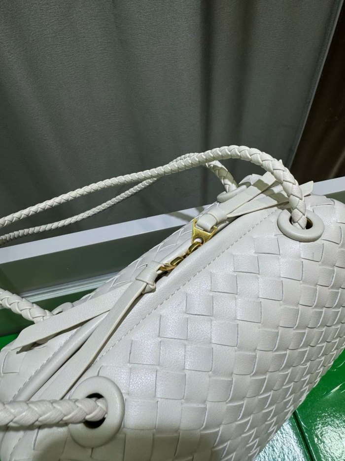 Inspired Handwoven Leather Top Handle Bag