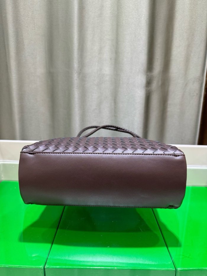 Inspired Handwoven Leather Top Handle Bag