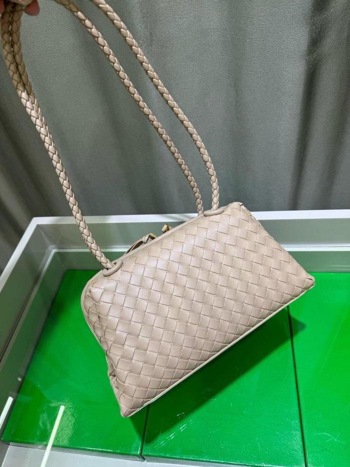 Inspired Handwoven Leather Top Handle Bag