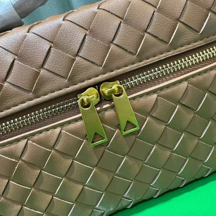 Leather Crossbody Bag Zip Top Mini Cosmetic Pouch