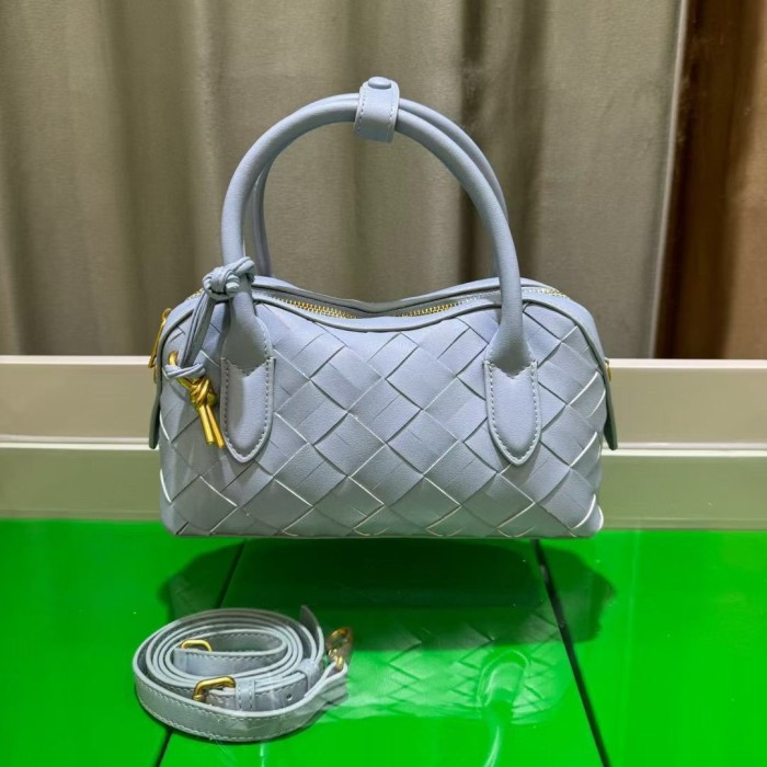  Mini Woven Crescent Bag