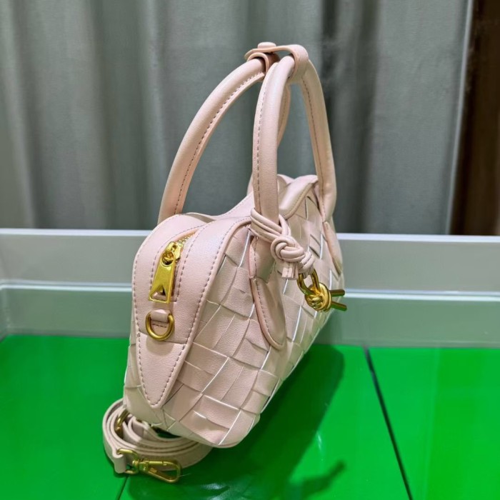  Mini Woven Crescent Bag