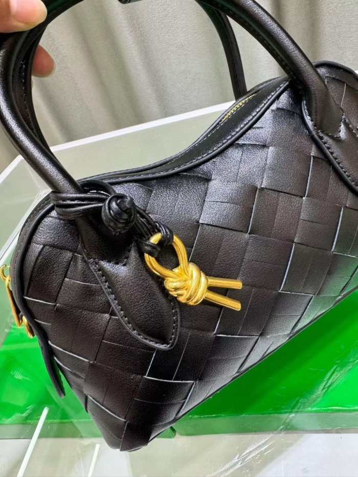  Mini Woven Crescent Bag