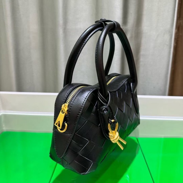  Mini Woven Crescent Bag
