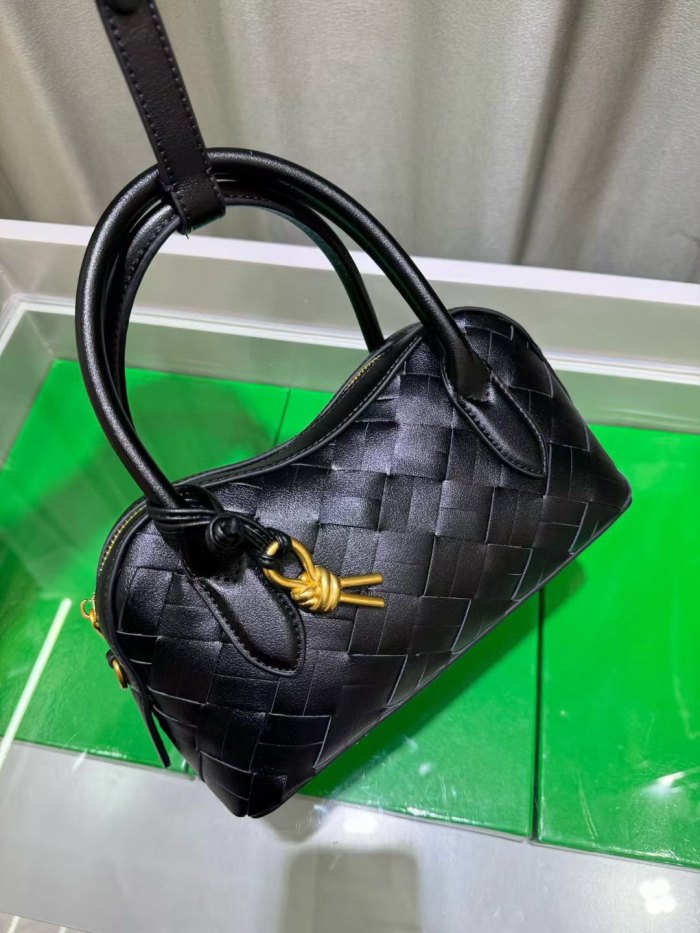  Mini Woven Crescent Bag