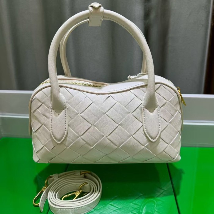  Mini Woven Crescent Bag