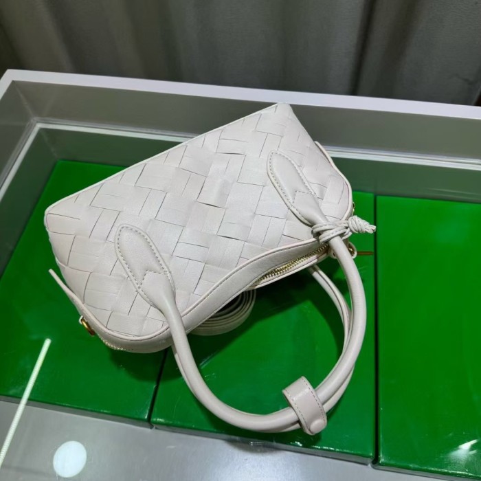  Mini Woven Crescent Bag