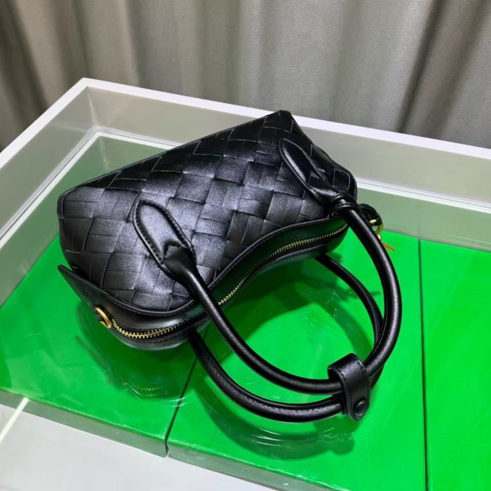  Mini Woven Crescent Bag