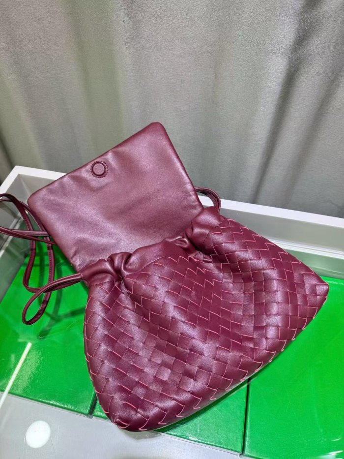 Woven Leather Messenger Bag Soft Calfskin Flap Crossbody