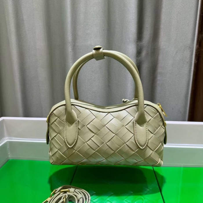  Mini Woven Crescent Bag