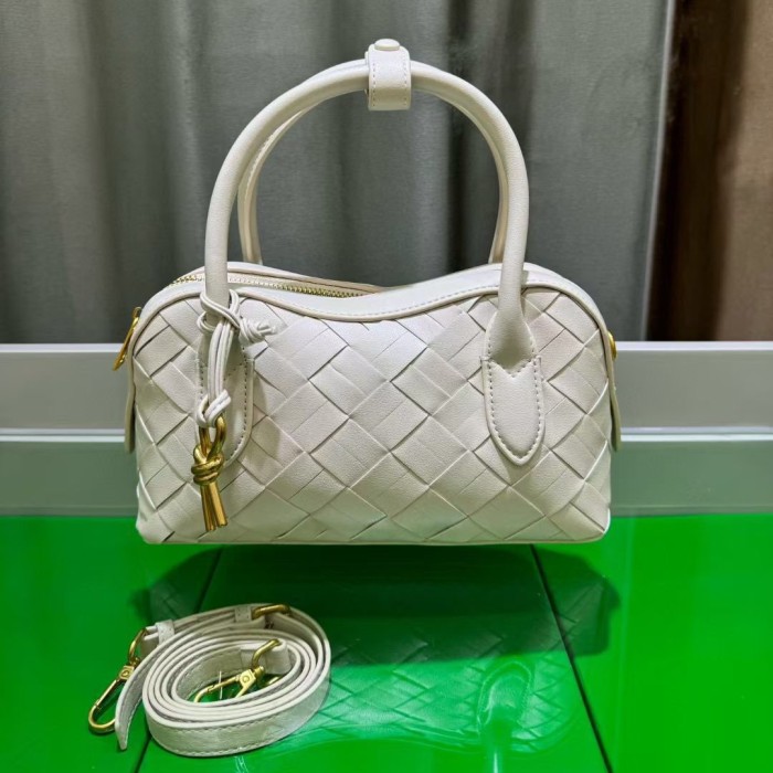  Mini Woven Crescent Bag