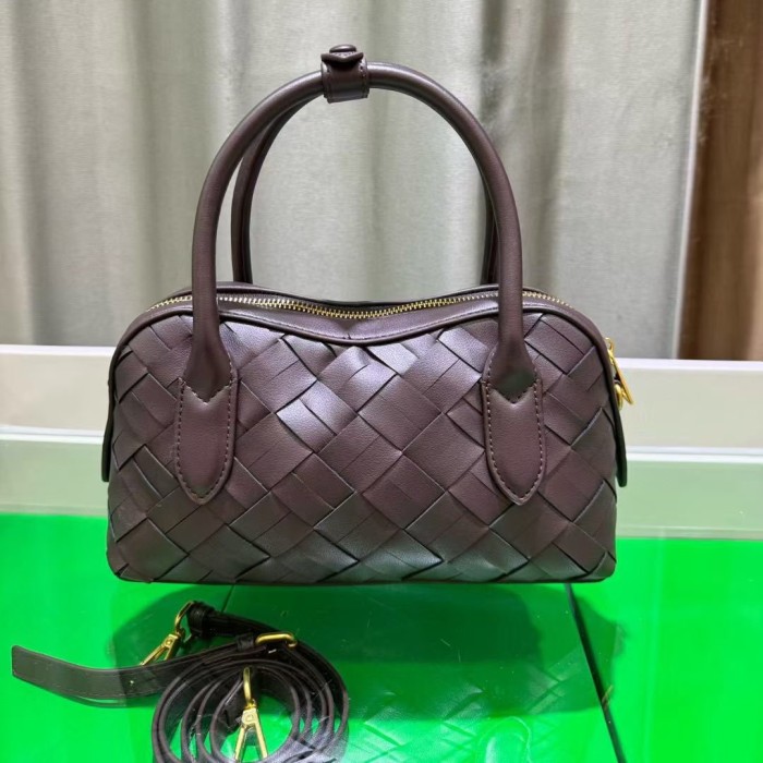  Mini Woven Crescent Bag