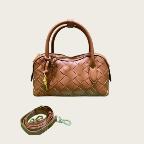 Mini Woven Crescent Bag