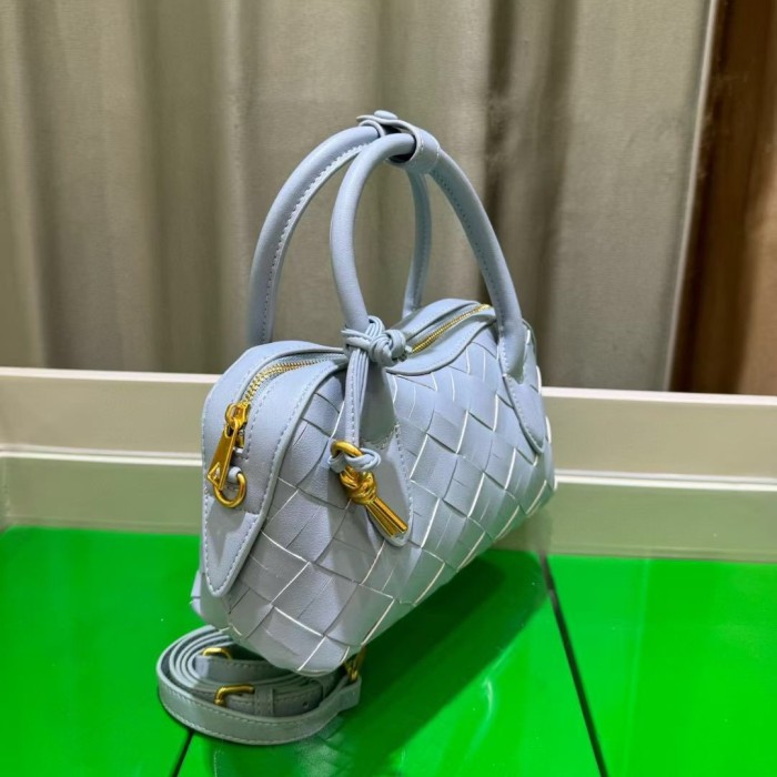  Mini Woven Crescent Bag