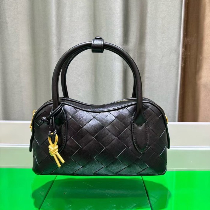  Mini Woven Crescent Bag