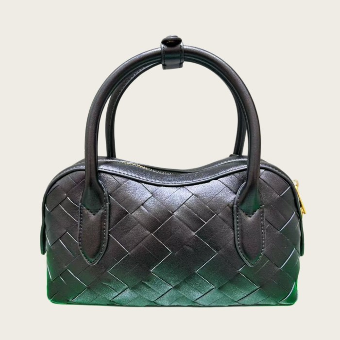  Mini Woven Crescent Bag