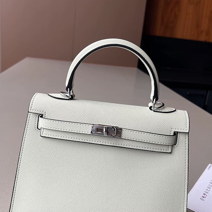 Imported Epsom Leather Tote Satchel Bag 19cm 22cm 25cm