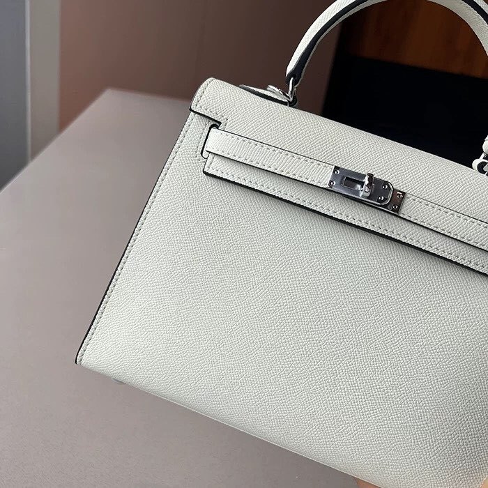 Imported Epsom Leather Tote Satchel Bag 19cm 22cm 25cm