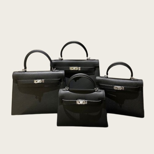 Imported Epsom Leather Tote Satchel Bag 19cm 22cm 25cm