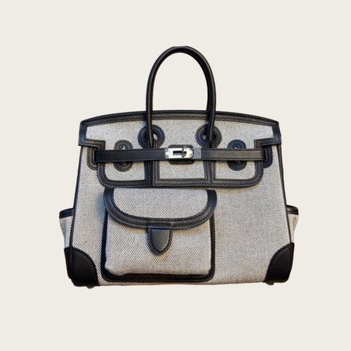 Leather Patchwork Tote Bag