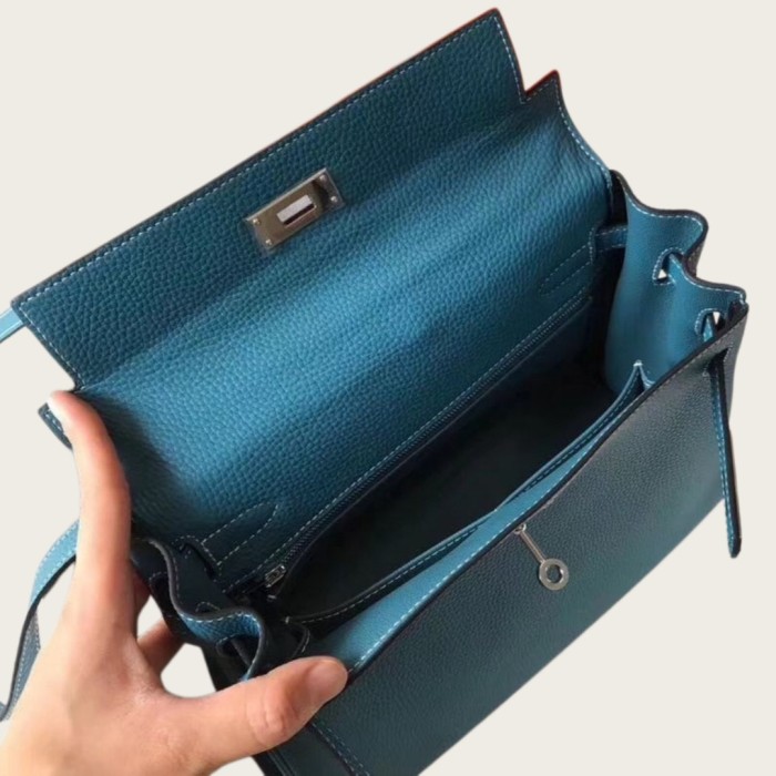 Togo Calfskin Leather Women Tote Shoulder Bag