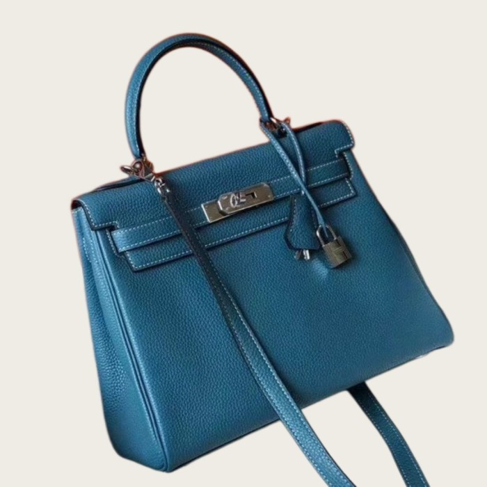 Togo Calfskin Leather Women Tote Shoulder Bag