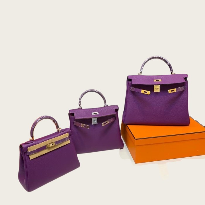 Togo Calfskin Leather Women Tote Shoulder Bag