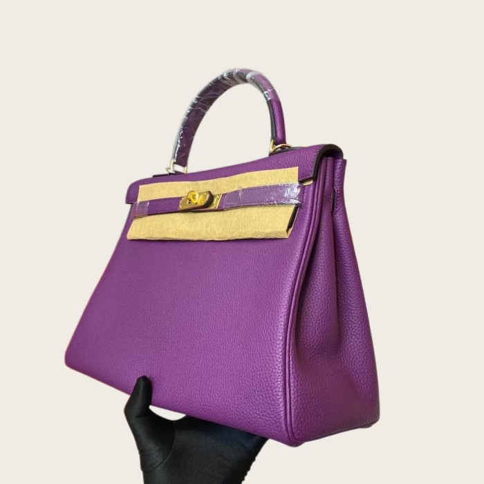 Togo Calfskin Leather Women Tote Shoulder Bag