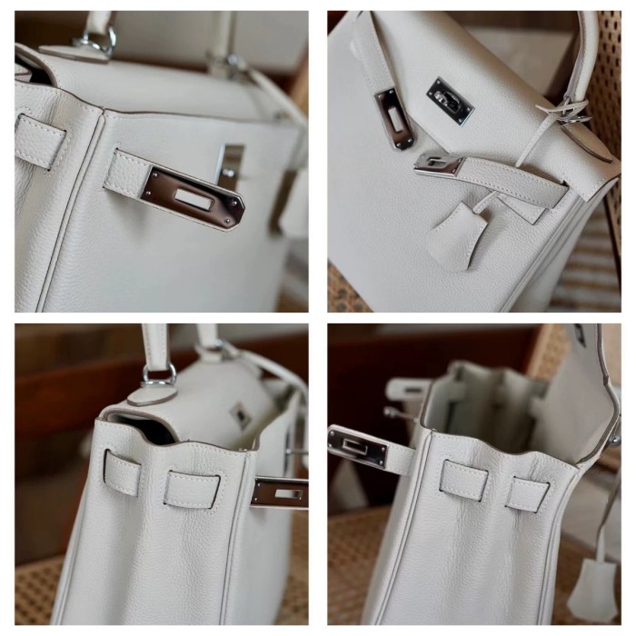 Togo Calfskin Leather Women Tote Shoulder Bag