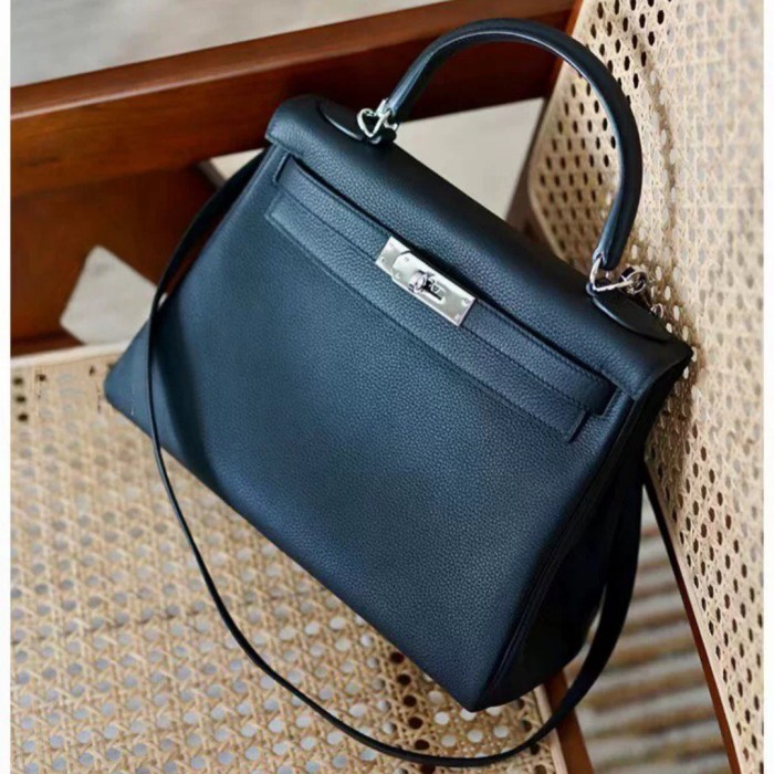 Togo Calfskin Leather Women Tote Shoulder Bag