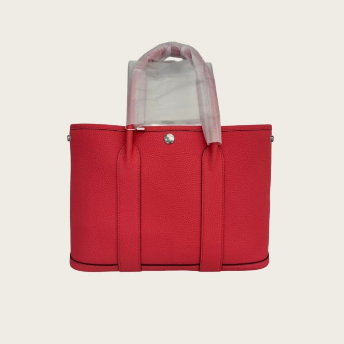 Togo Leather Garden Party Style Tote Bag