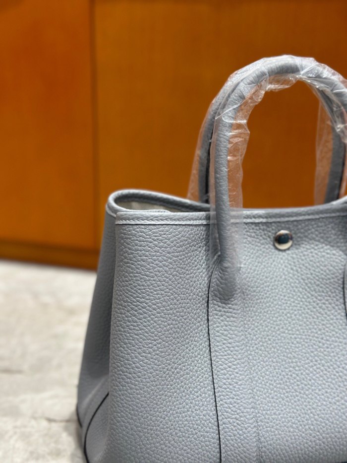 Togo Leather Garden Party Style Tote Bag